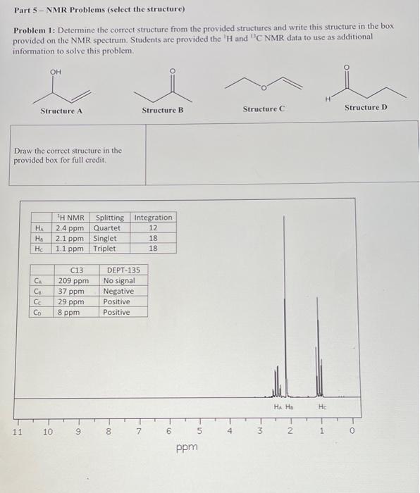 nmr spectroscopy assignment pdf