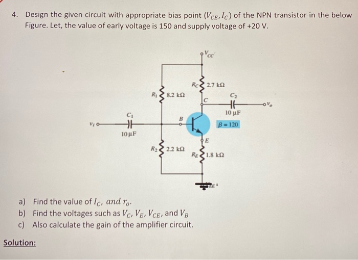 1 A Mon Source Amplifier Which Utilizes A Mosfet Chegg 