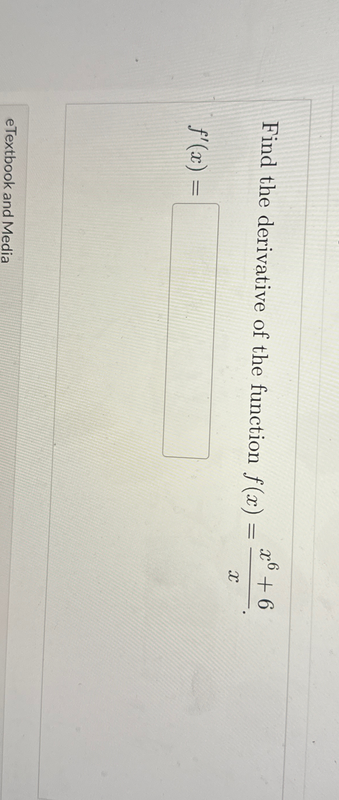 Solved Find the derivative of the function | Chegg.com