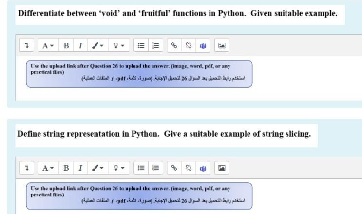 Solved Differentiate between 'void' and 'fruitful' functions | Chegg.com
