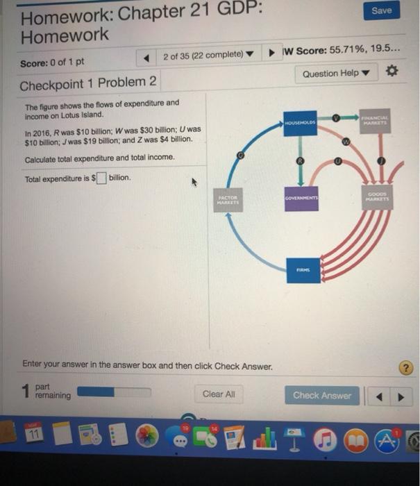 Solved Save Homework: Chapter 21 GDP: Homework IW Score: | Chegg.com