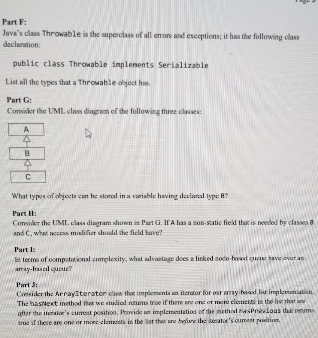 Solved Question 1 (20 marks total, 2 marks for each part): | Chegg.com