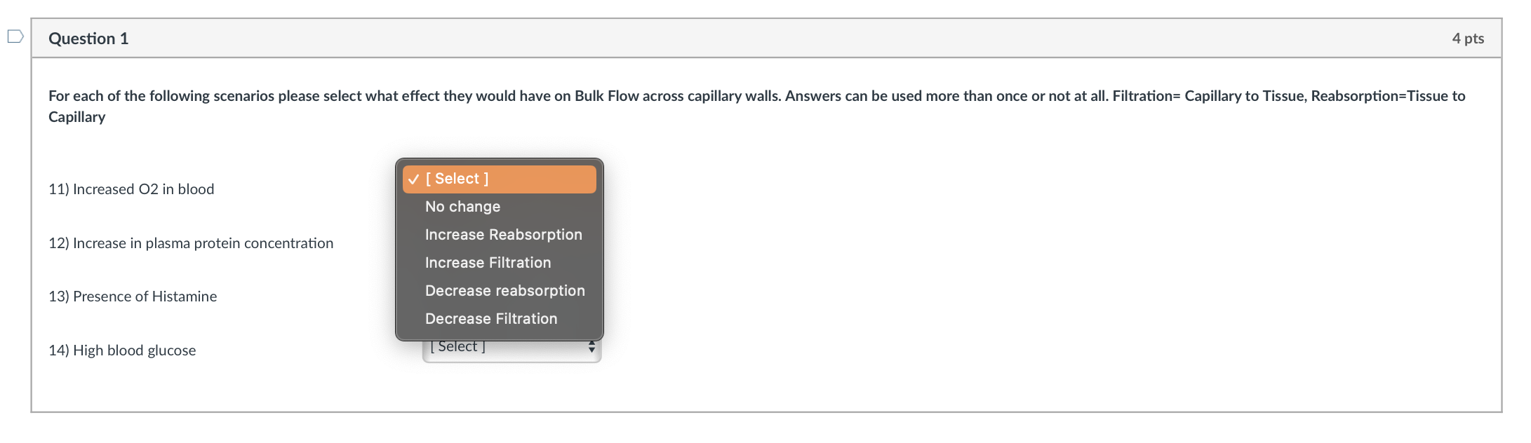 Solved PLEASE USE THE OPTIONS FOR EVERY QUESTION | Chegg.com