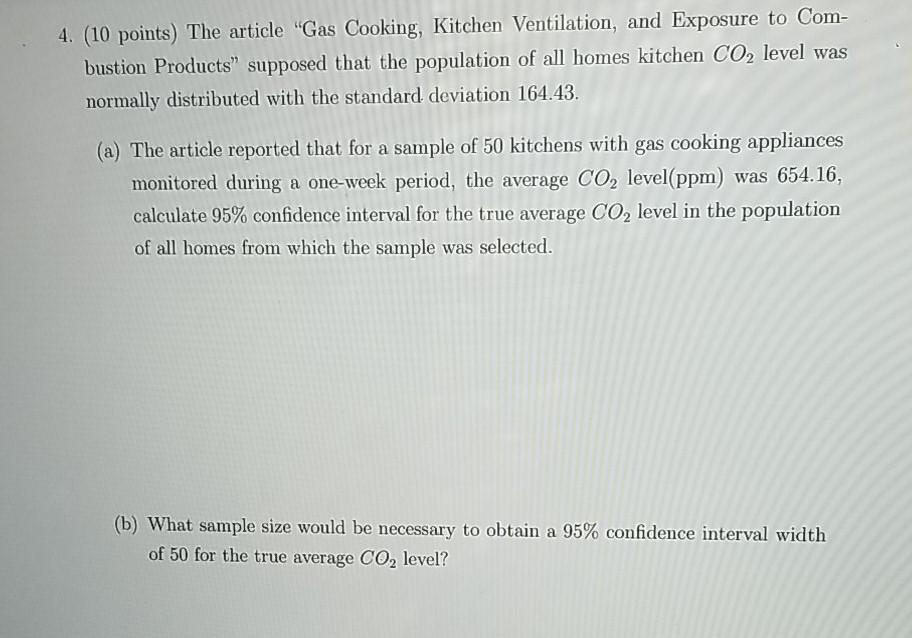 Solved 4. (10 points) The article 