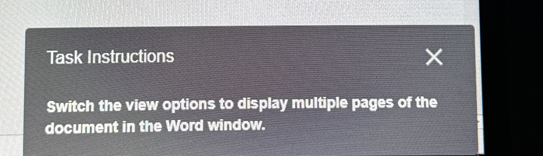 Solved Task InstructionsSwitch the view options to display | Chegg.com
