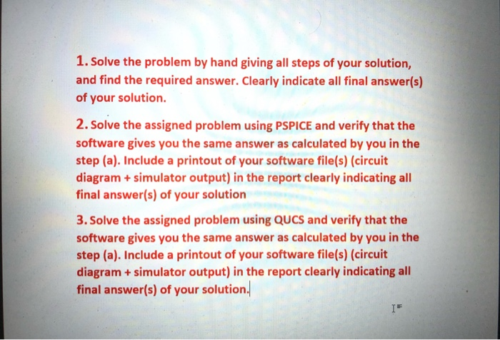 Solved 1. Solve the problem by hand giving all steps of your | Chegg.com