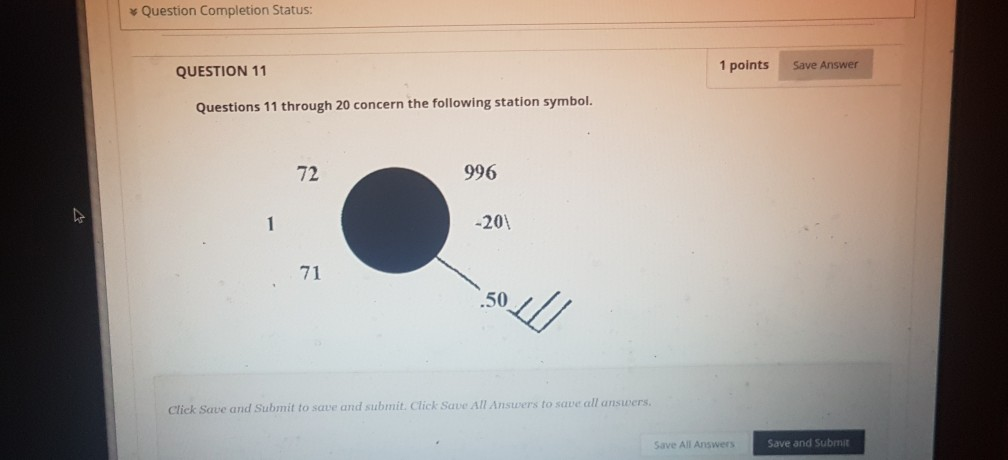 Solved Question Completion Status: 1 points QUESTION 11 Save | Chegg.com