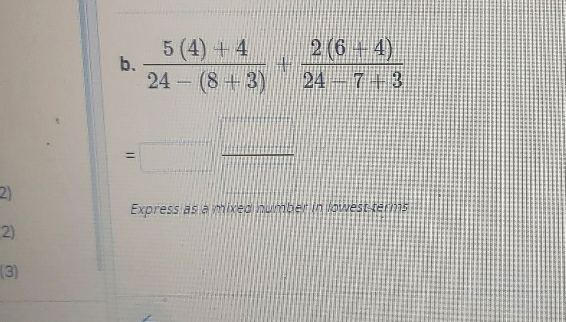 2 3 4 divided by 5 8 as a mixed number