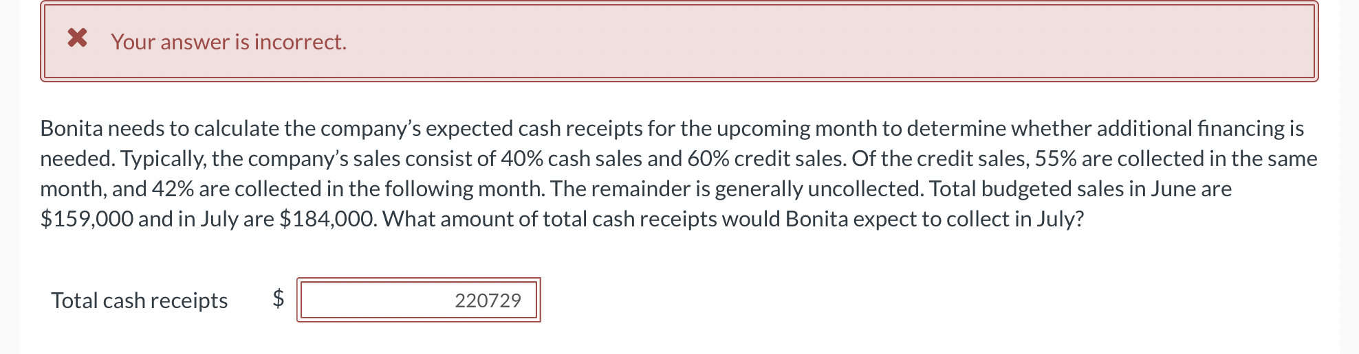 Solved Bonita Needs To Calculate The Company s Expected Cash Chegg solved-bonita-needs-to-calculate-the-company-s-expected-cash-chegg