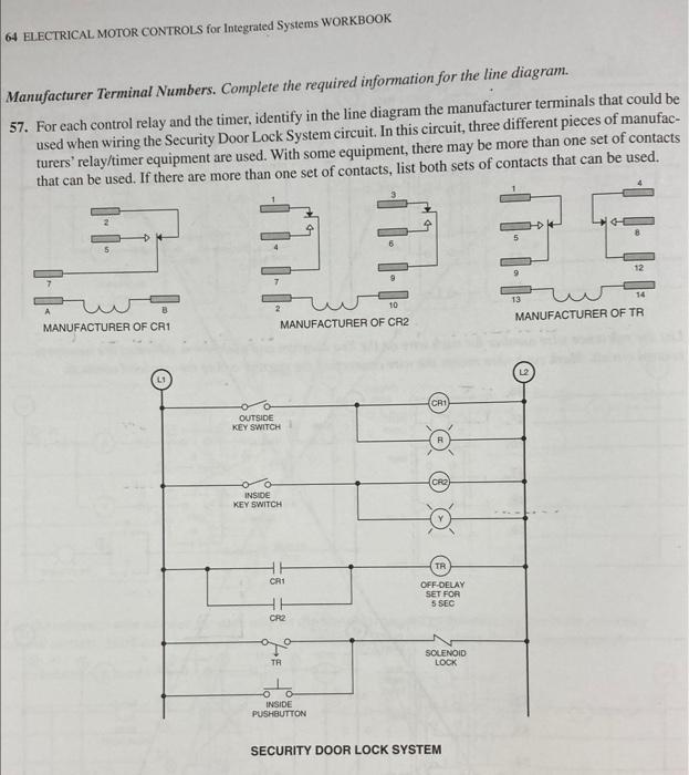 Solved 64 ELECTRICAL MOTOR CONTROLS for Integrated Systems