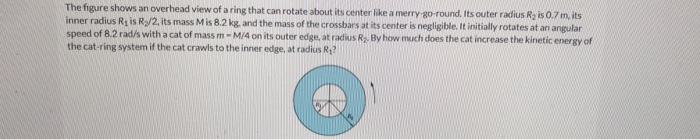 Solved The figure shows an overhead view of a ring that can | Chegg.com