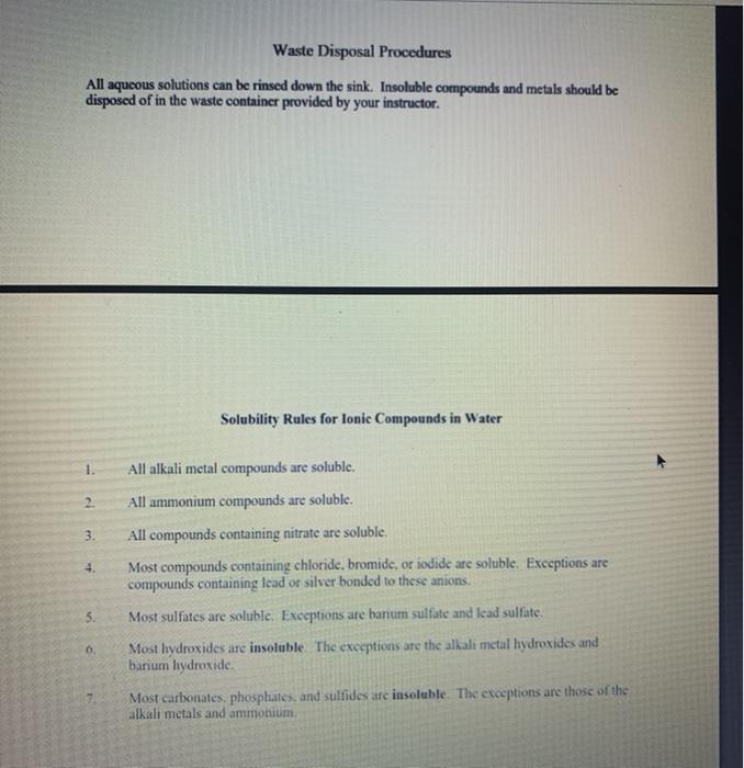 Solved Chemistry 110 Laboratory Representing Chemical | Chegg.com