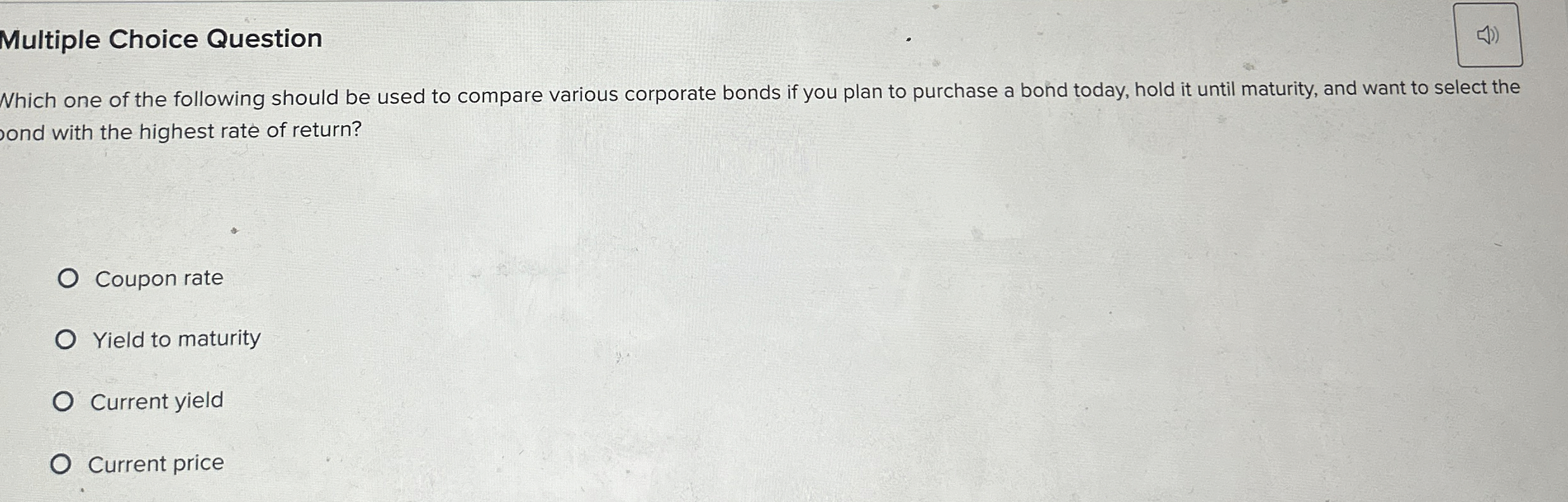 Solved Multiple Choice QuestionWhich one of the following | Chegg.com