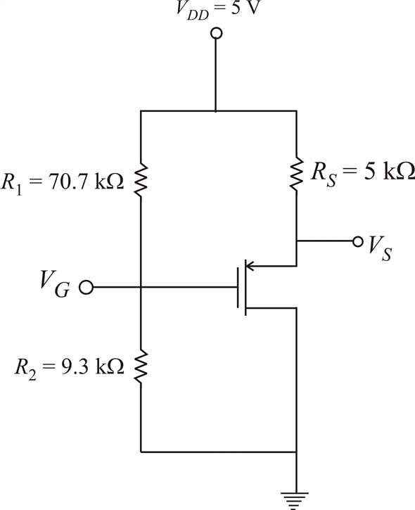 Solved: Chapter 4 Problem 9E Solution | Microelectronics Circuit ...