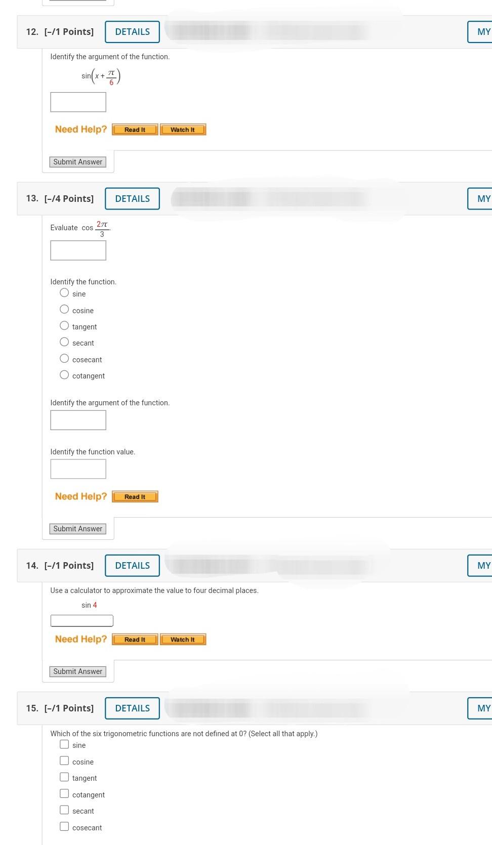 Solved Identify The Argument Of The Function Sin x 6 4 Chegg determine-the-exact-function-value-cos-frac-2-pi-3-quizlet