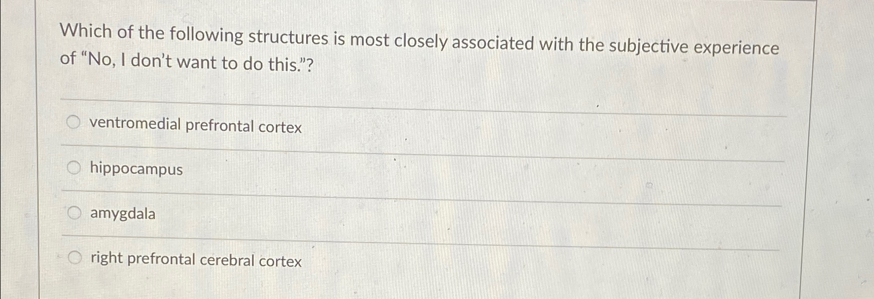 Solved Which of the following structures is most closely | Chegg.com