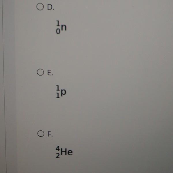 solved-which-of-the-following-represents-an-alpha-particle-chegg