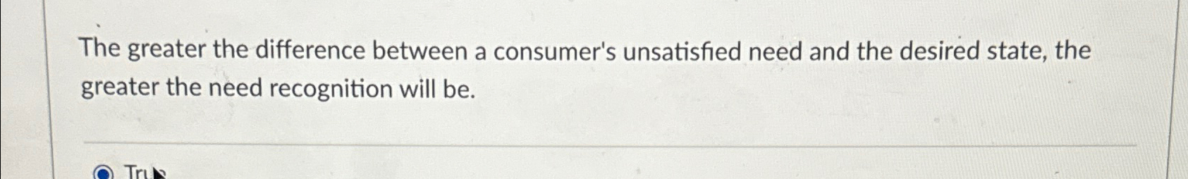 Solved The greater the difference between a consumer's | Chegg.com
