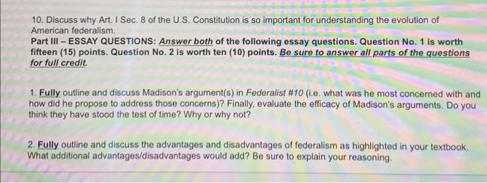 what are some major advantages and disadvantages of federalism