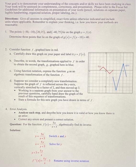 Solved Your goal is to demonstrate your understanding of the | Chegg.com