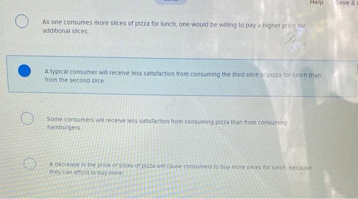 Solved Multiple Choice a change in the price of A a change | Chegg.com