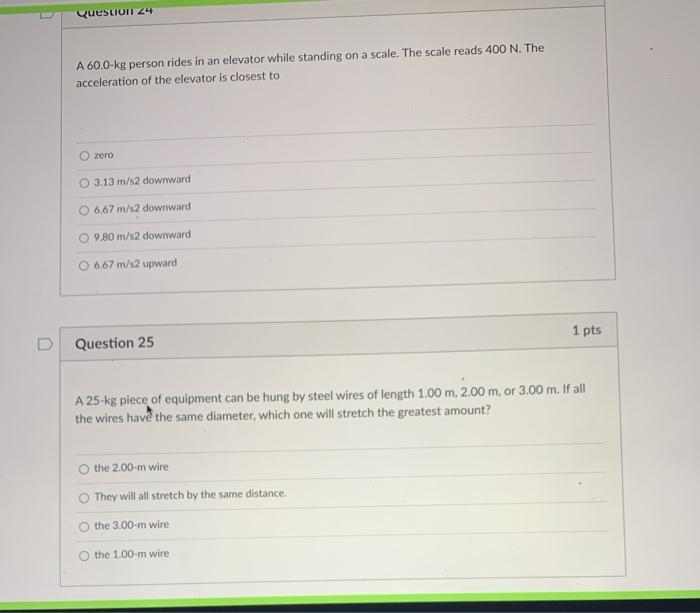 Solved Question 23 1 Pts A Small Model Car With Mass M