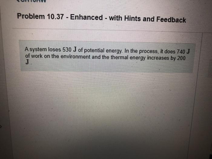 Solved Problem 10.37 - Enhanced - with Hints and Feedback A | Chegg.com