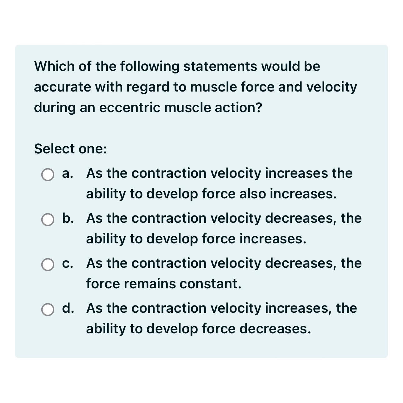 Solved Which of the following statements would be accurate | Chegg.com