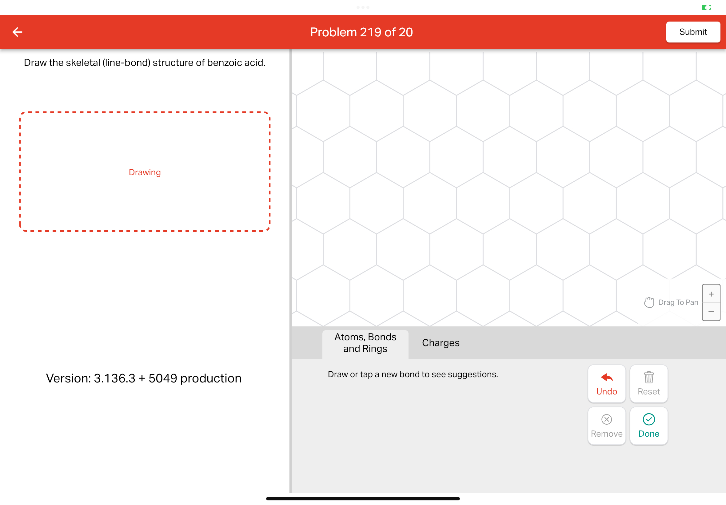 Solved Problem 219 ﻿of 20Draw the skeletal (line bond) Chegg com