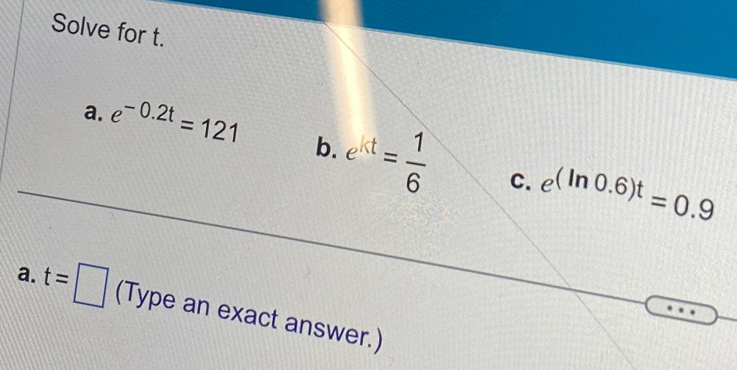 Solved Solve for | Chegg.com