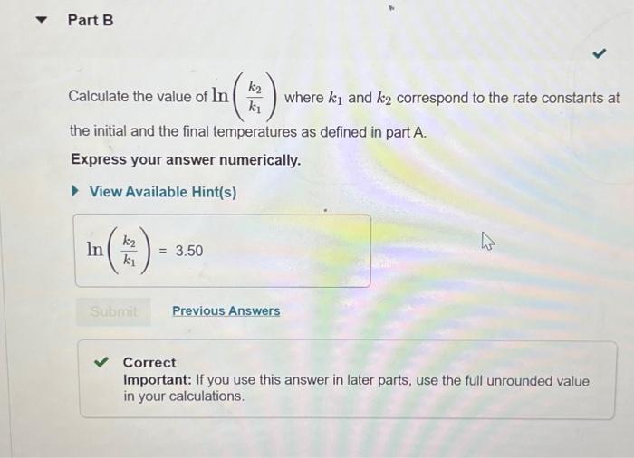 Solved What Is The Activation Energy Of The Reaction? | Chegg.com