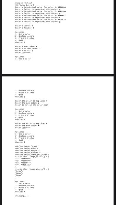 Solved Assignment 68: X PixMap lmages, Most images are | Chegg.com