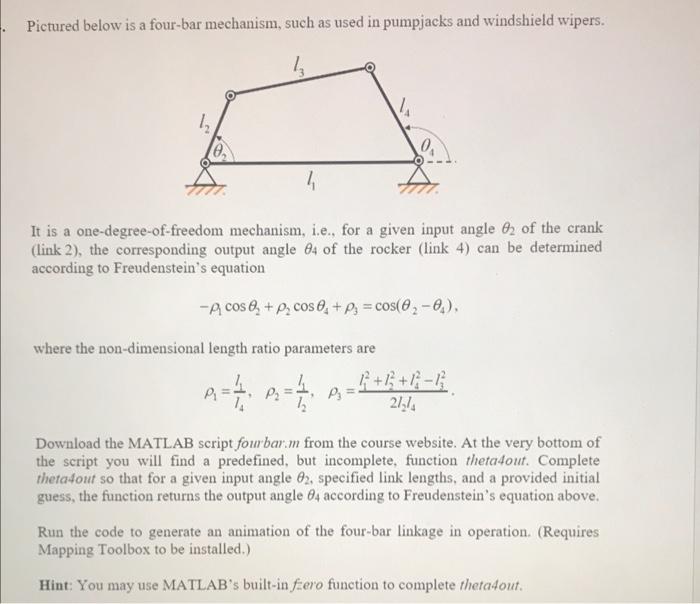 Solved In MATLAB please create a code that for a given input | Chegg.com