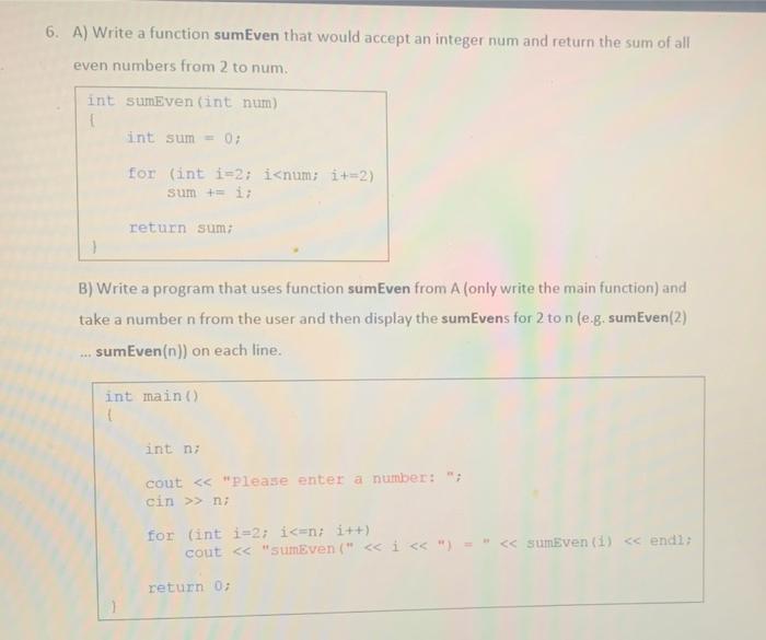 Solved 1. Write a function that would take a character and a | Chegg.com