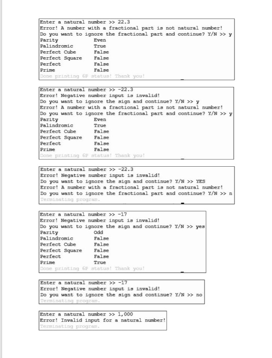 Solved Write a python program that takes a natural number n | Chegg.com