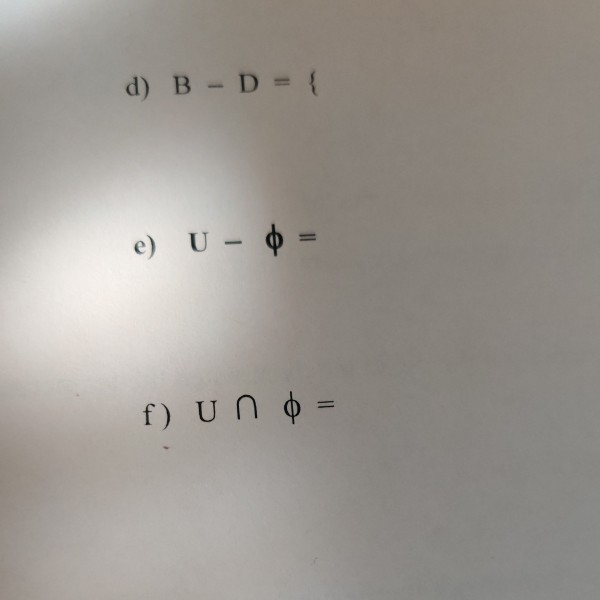 Solved Let A = {1, 3,5,7), B = {4,5,6,7,8), C = (5,8), D = | Chegg.com