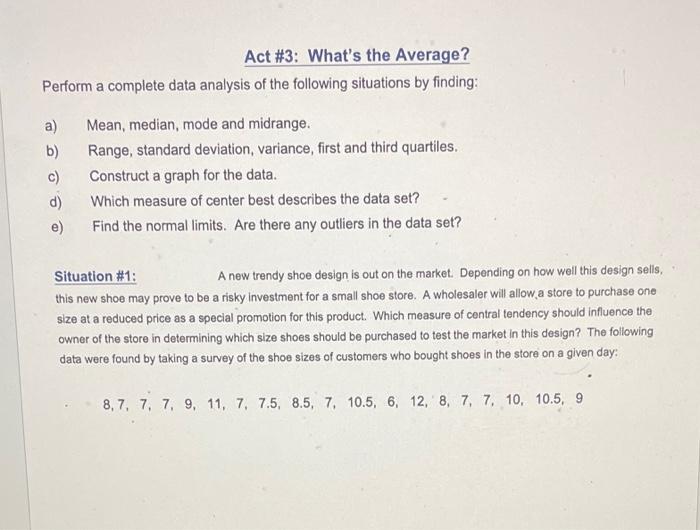 Which Measure Of Center Best Describes The Data Set