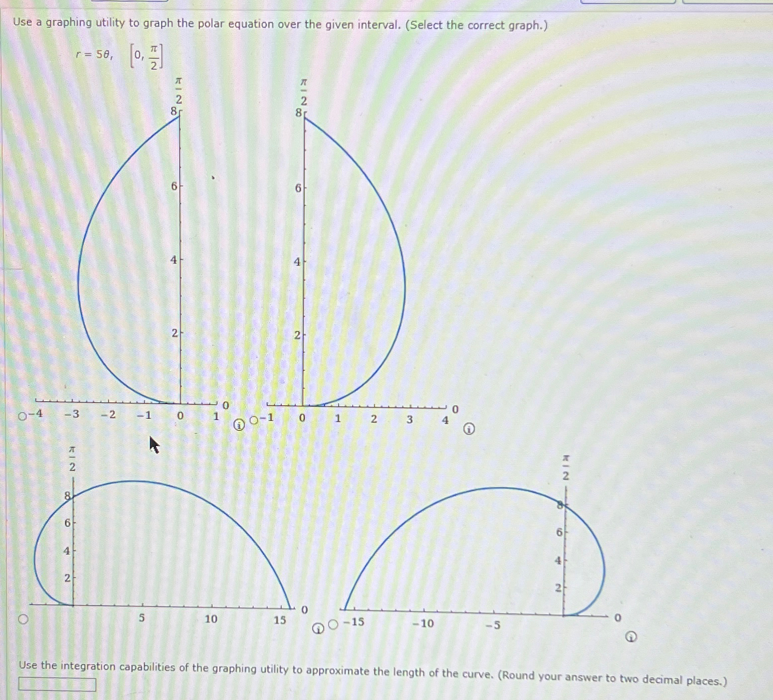 Solved Use a graphing utility to graph the polar equation | Chegg.com