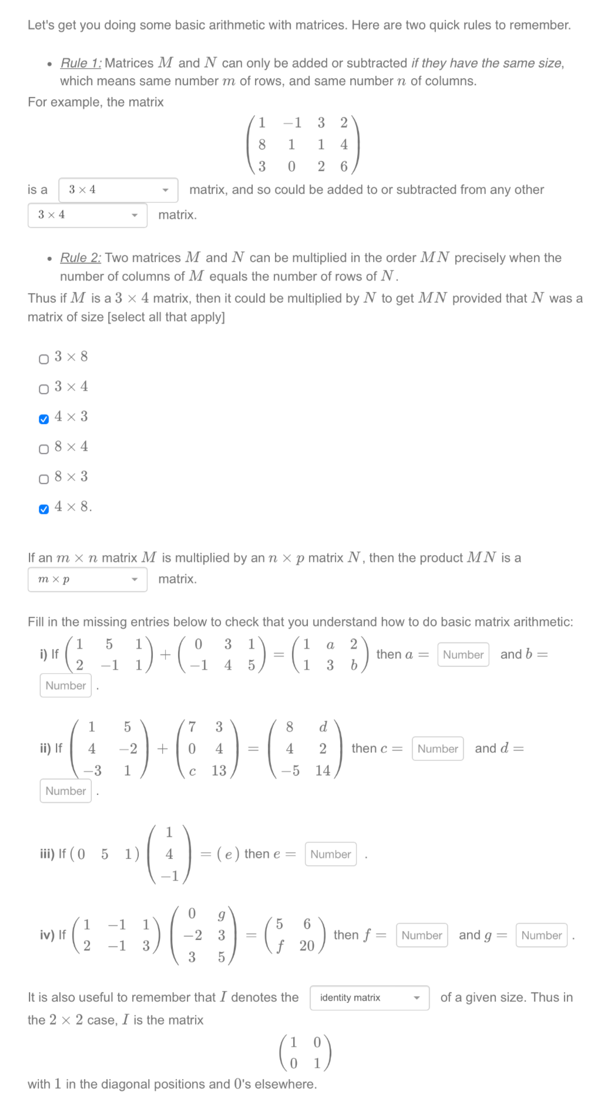 Solved Let's get you doing some basic arithmetic with | Chegg.com