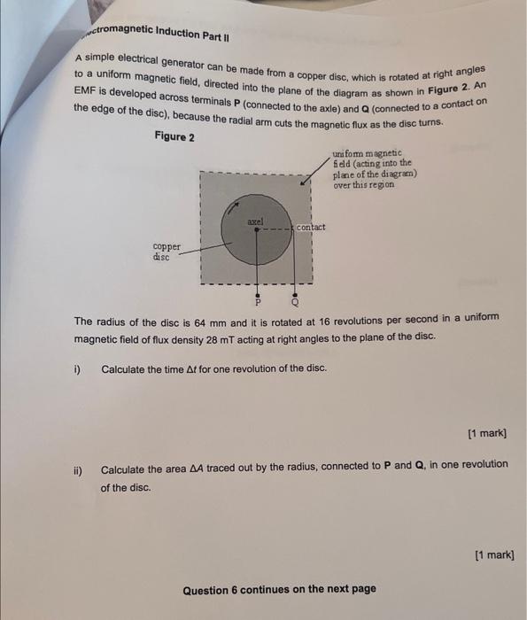 experiment for electromagnetic induction