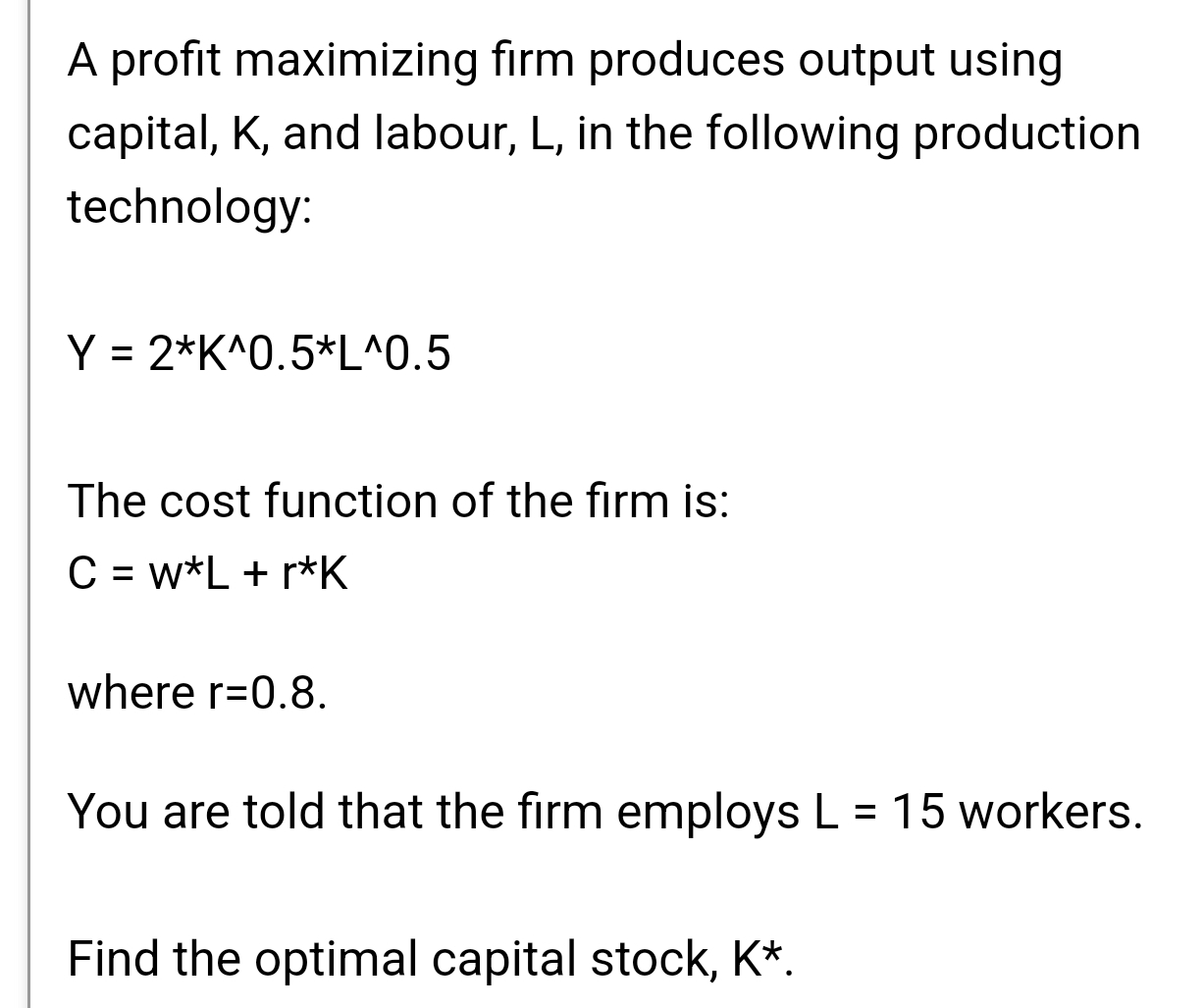 A Profit Maximizing Firm Employs Resources To The Point Where A profit maximizing firm produces output using | Chegg.com