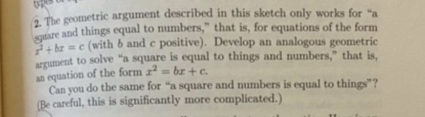 Solved The geometric argument described in this sketch only | Chegg.com