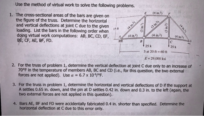 Solved Use the method of virtual work to solve the following | Chegg.com
