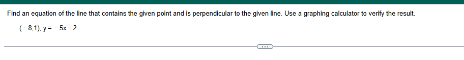 Solved Find an ﻿equation of ﻿the line that contains the | Chegg.com