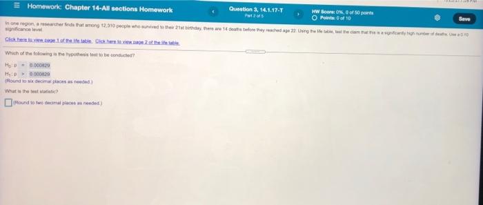 Solved Save Homework: Chapter 14-All sections Homework | Chegg.com