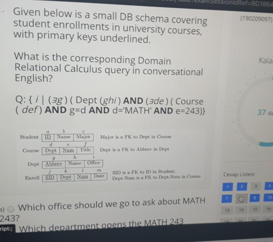 QUESTION 37 Which of the following underlined