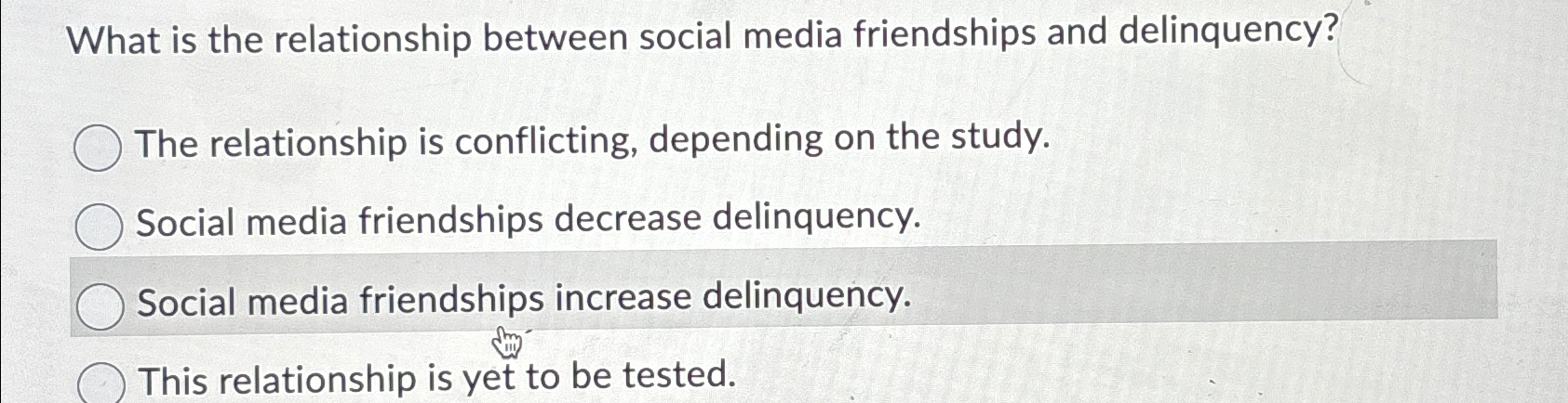 Solved What is the relationship between social media | Chegg.com