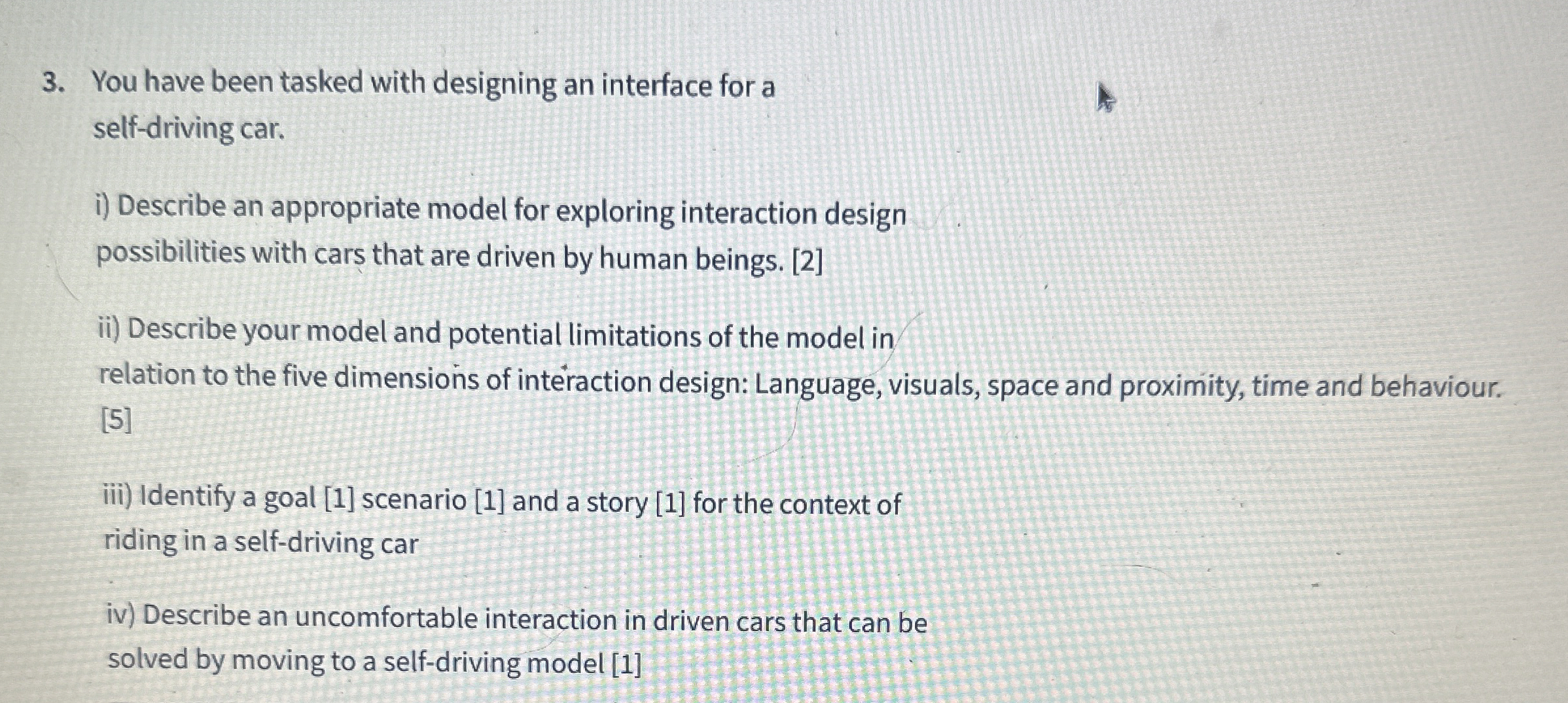 Solved You have been tasked with designing an interface for | Chegg.com