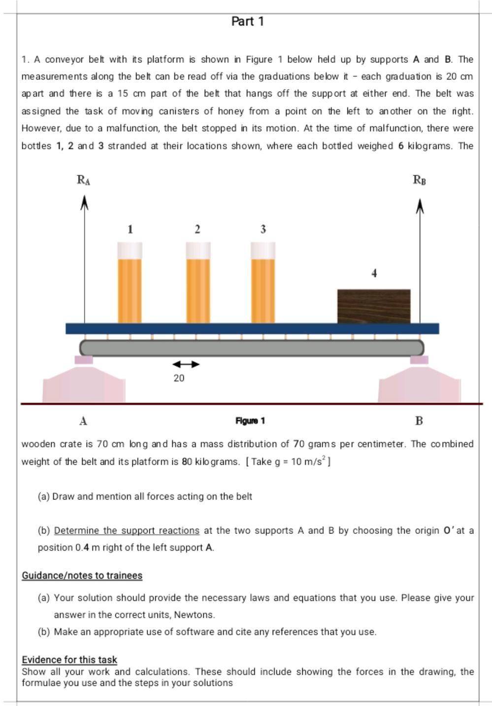 conveyor belt case study part 1