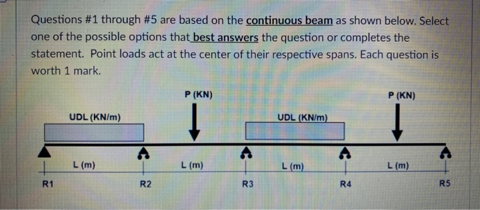 Solved Questions #1 through #5 are based on the continuous | Chegg.com